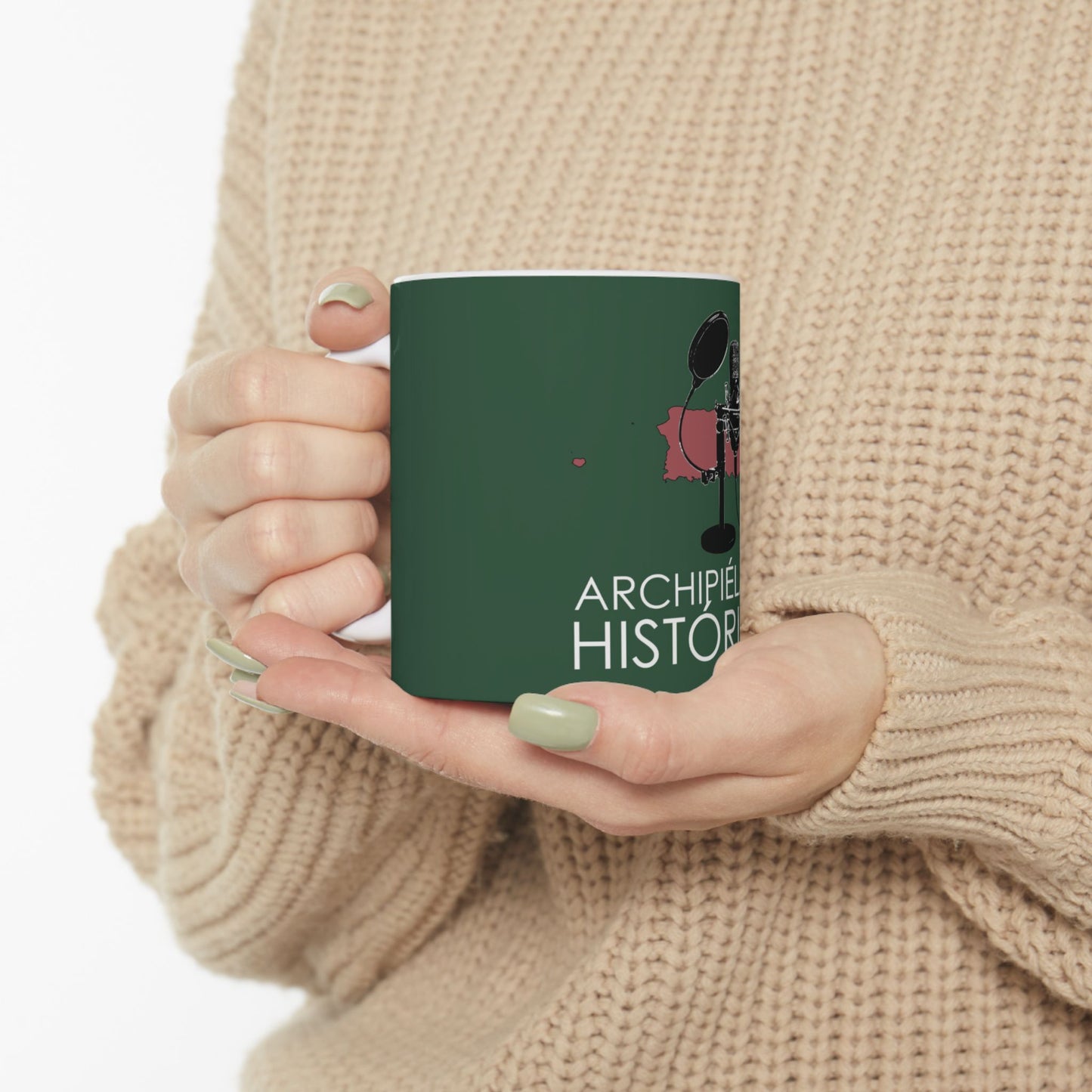 Archipiélago Histórico Podcast Taza de Cerámica para amantes del café - 11 oz