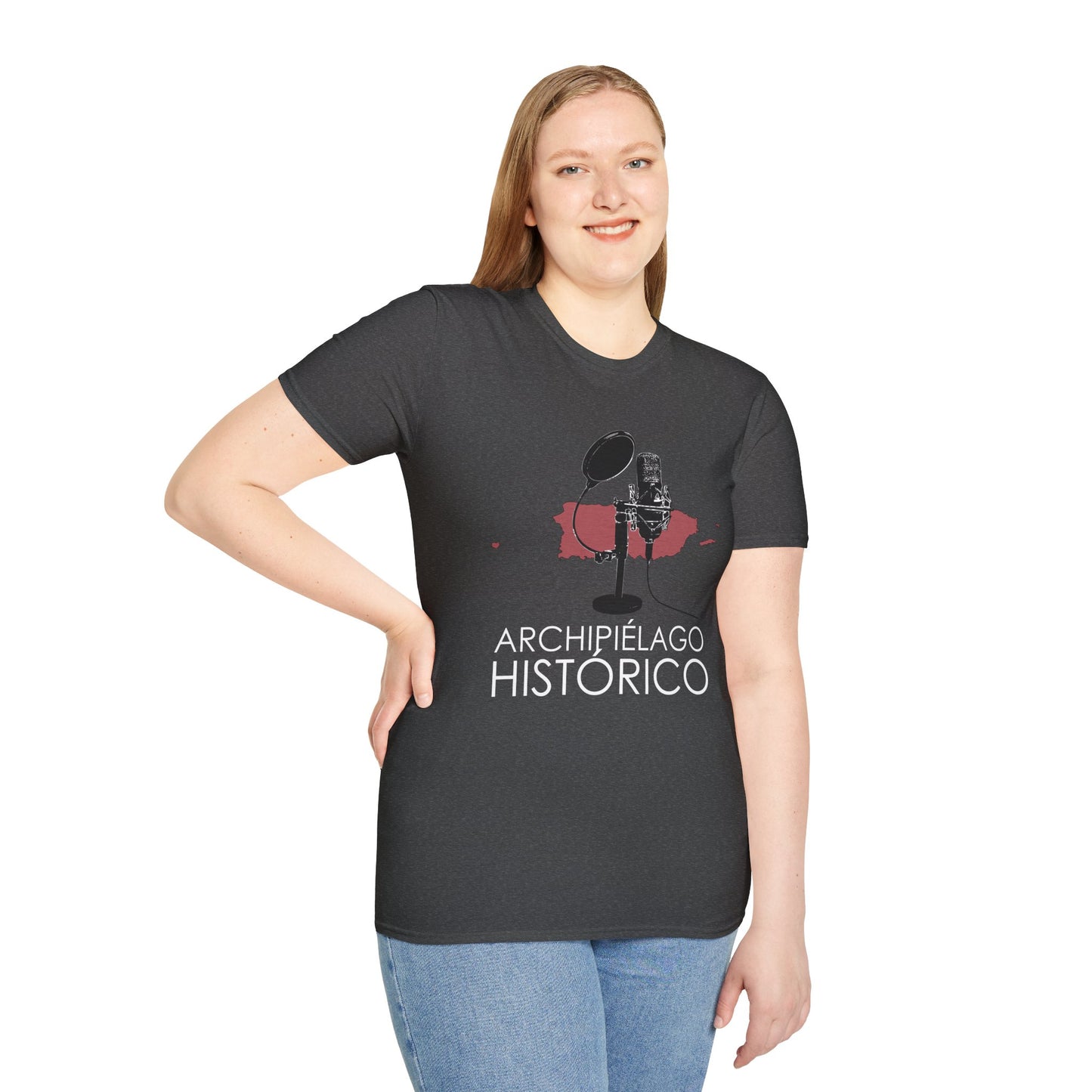 Archipiélago Histórico Podcast - Camiseta Unisex Estilo Suave