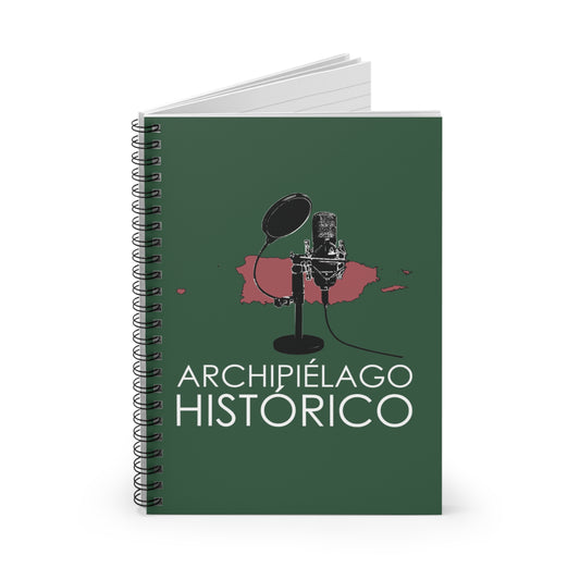 Archipiélago Histórico Podcast Cuaderno Espiral - Perfecto para mentes creativas e historiadores
