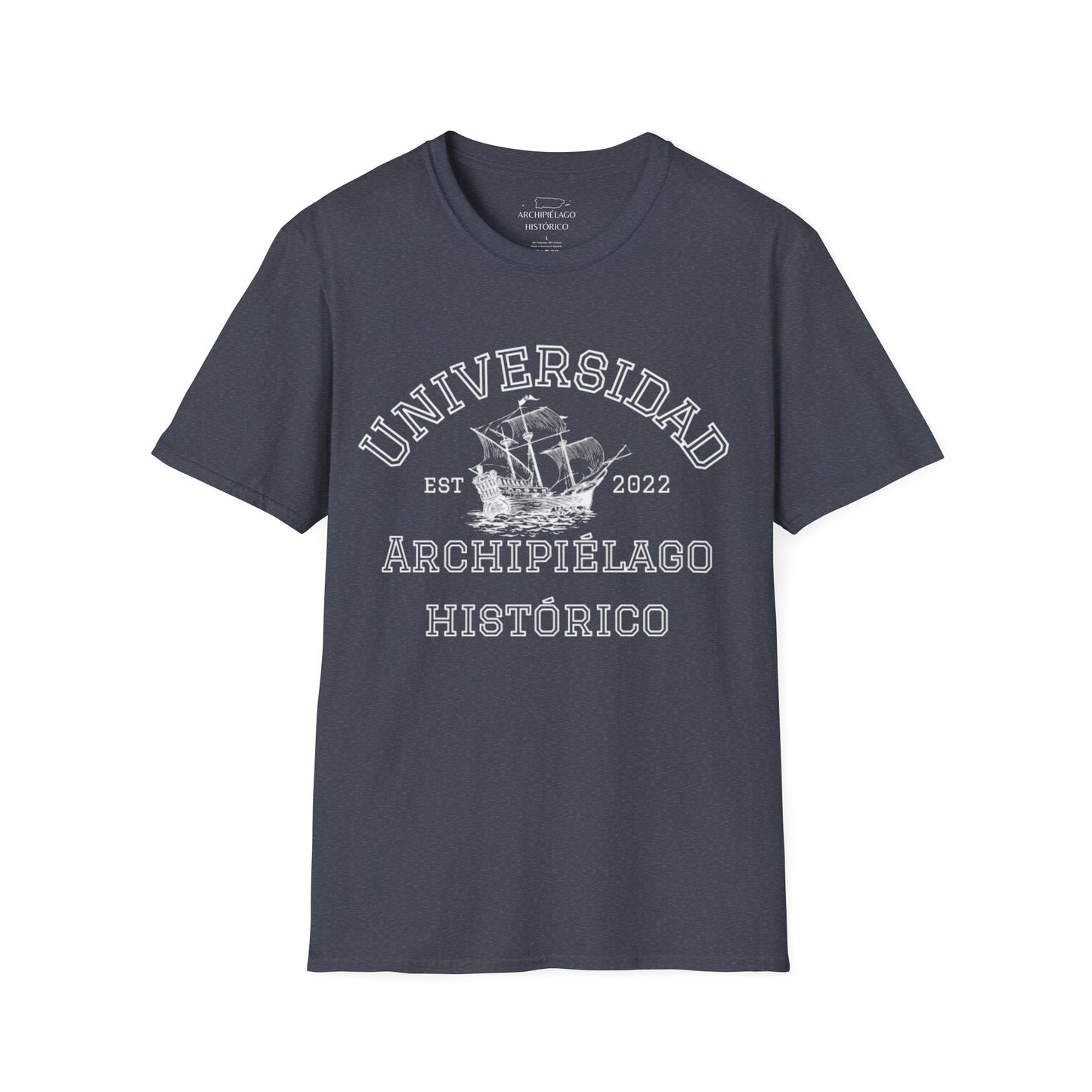 Archipiélago Histórico Podcast - Camiseta Unisex Estilo Suave
