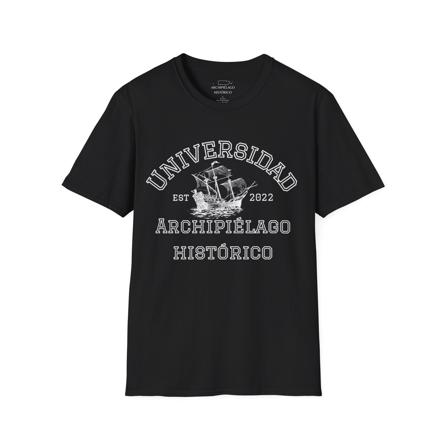 Archipiélago Histórico Podcast - Camiseta Unisex Estilo Suave