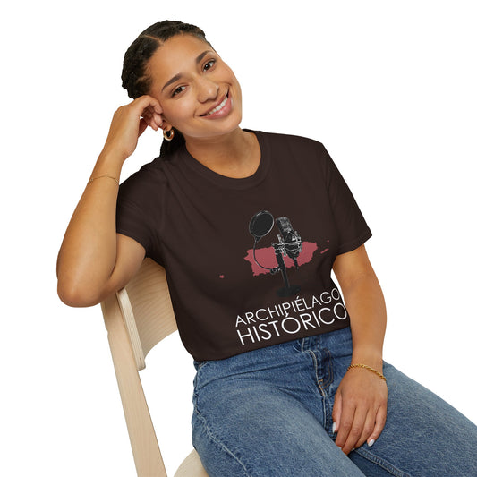 Archipiélago Histórico Podcast - Camiseta Unisex Estilo Suave